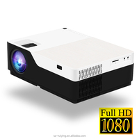 Projecteur LCD FHD 1080P Cinéma à domicile, Entrée 4K USB HDMI Projecteur de données multimédia Affichage direct d'usine