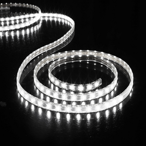Tira de Luz LED de Alto Voltaje 110V 220V 5050 Monocromática Blanca/Blanco Cálido, Cinta Flexible, Suministro Exclusivo Transfronterizo - Product Image 1