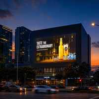 Módulos de Pantalla LED para Exteriores a Todo Color, Resistentes al Agua IP65, Sistema de Video Wall P10.42 para Tiendas Minoristas y Centros Comerciales