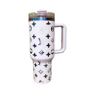 Vaso Térmico de Acero Inoxidable de 40 oz con Asa y Tapa, Taza de Viaje de Doble Pared Aislada para Bebidas Calientes y Frías, Regalo para Auto - Product Image 4