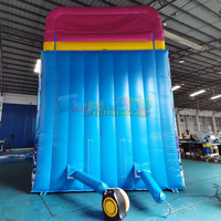 Château gonflable géant commercial d'extérieur pour enfants avec toboggan gonflable sec en PVC pour intérieur et extérieur