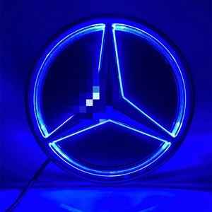Luz de Logotipo RGB para Automóviles Mercedes Benz C E GLA CLA B GLC GLE GLS, Control por Aplicación, Lámpara de Logotipo Dinámica Iluminada Automáticamente - Product Image 5