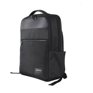 Sac à dos de voyage fin noir de <span class=keywords><strong>15</strong></span> pouces pour hommes, antivol, imperméable, pour l'université, décontracté, avec fermeture éclair et doublure en polyester - Product Image 2