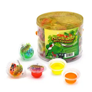Oem Assorted Sweet Colorful Fruit Jelly Cup Drink Jelly