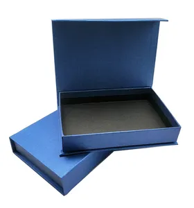 Caja de regalo plegable de cierre magnético de cartón duro personalizada OEM fácil de enviar y almacenar