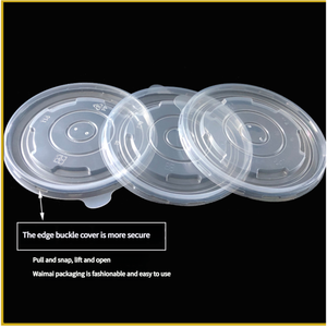 Dùng một lần PP/PE/<span class=keywords><strong>Ops</strong></span>/PLA/Pet nhựa có nắp đậy cho nhựa hoặc giấy Bát tùy chỉnh salad và súp bát của nắp dùng một lần EcoFriendly - Product Image 4