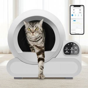 Slimme 70l Plastic Kattenbak Met 9l Automatische Zelfreinigende 2.4G Wifi-Connectiviteit Eenvoudig Schoon Semi-Automatisch Kattentoilet - Product Image 2