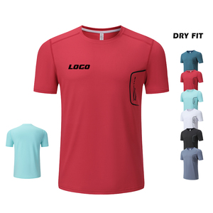Custom Logo Breathable Quick Drying <b>Compression</b> <b>Shirts</b> Short Sleeve Round Neck <b>Men</b> Blank Polyester Spandex Sports T <b>Shirt</b> - Product Image 1