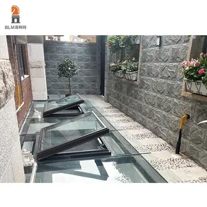 BLM Wholesaler Supplier Customized Aluminum Roof Window Glass Top-hung Window Skylight