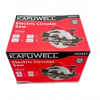 KAFUWELL PA5437 185mm 1400W 220-240V Gergaji Sirkular Listrik Industri/DIY Bermotor Brushed untuk Memotong Kayu & Logam