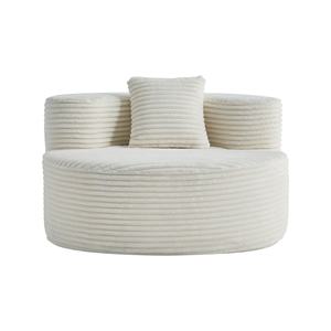 Canapé-lit confortable en tissu flanelle compressé sans os, sans assemblage, pour salon et chambre à coucher - Product Image 6