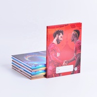 Couverture en papier de cahier d'exercices horizontal français à couverture rigide A5 à bas prix pour la prise de notes à l'école ou au bureau Style imprimé