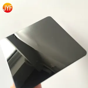 ZZ9939 Factory Made Black Mirror Finish Sheet 4X8 Prices Polished Stainless Steel Sheet For Sale