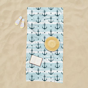 Toallas de Playa de Verano de Secado Rápido, Resistentes a la Arena, con Gran Absorbencia, Ecológicas, con Temática Hawaiana, Logotipo Personalizado, Grandes, de Microfibra - Product Image 6