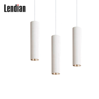 8w 12w 15w 20w 25w 30w Restaurant Cuisine Simple Cylindre Métal LED Salle À Manger Moderne Suspension