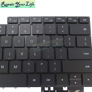 Tastiere US RU Russe per <span class=keywords><strong>Huawei</strong></span> MateBook X Pro MACH-W19 W29 W19B W19C W29BL KLV-W19 W29 con Tasti Illuminati 9Z.NEXBN.201 - Product Image 4