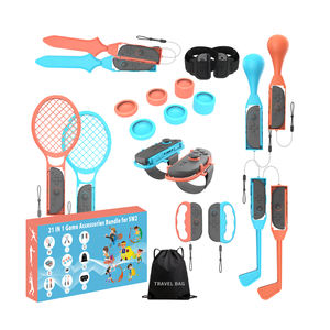 Pour les accessoires de Console <span class=keywords><strong>Switch</strong></span> <span class=keywords><strong>2</strong></span> 21in 1 pour Nintendo <span class=keywords><strong>Switch</strong></span> <span class=keywords><strong>2</strong></span> sac de voyage contrôleur poignée dragonne poignées de boxe - Product Image 1