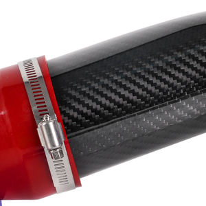 Kit de Tubería de Inducción Turbo para Sistema de Admisión de Aire Frío de 3" 76 mm para Coche, Tubo de Fibra de Carbono con Filtro de Aire de Cono de Alto Flujo para Carreras de Alto Rendimiento - Product Image 5