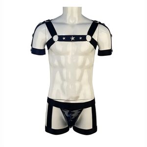 Conjunto de arnés de Bondage corporal Bdsm Sexy para hombre, ropa interior erótica Sexy elástica para hombre, arnés de pecho, correas, disfraz <span class=keywords><strong>Gay</strong></span>, lencería de juego nocturno - Product Image 4