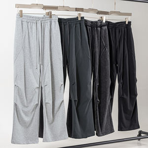 กางเกงขาตรงสำหรับผู้ชายกางเกงวิ่งแนวไฮสตรีท - Product Image 4