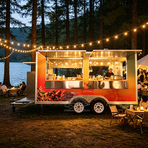 Pizza Food Trailer Vintage Food Trailer Food Trailer Equipment Food Trailer Cabinets <b>Bakery</b> Food Truck Trailer - Product Image 3