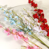 Fleurs artificielles en soie de camomille et marguerite, tiges d'orchidées 'Dancing Lady' pour la décoration de mariages, fêtes et maisons - Vente en gros