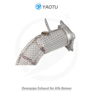 Tubo de escape de acero inoxidable de alto rendimiento YT con catalizador y aislamiento térmico para Alfa Romeo - Product Image 2