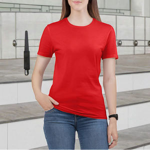 Camiseta Deportiva de Verano OEM de Alta Calidad, 180 Gramos, Absorbe la Humedad, 100% Poliéster, Transpirable, Cuello Redondo, Manga Raglán, Tejido Sólido - Product Image 3