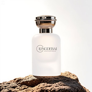Matte Gold White Volcanic Style Crown Cap Spray <b>Bottle</b> 30ml 50ml 100ml Empty <b>Perfume</b> <b>Bottle</b> Glass with Box Bag - Product Image 3