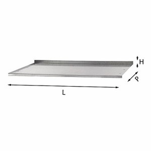 Conteneur en treillis métallique Usag 1485x390x40 mm, modèle aluminium 5002 SA, pour stockage et transport - Product Image 1