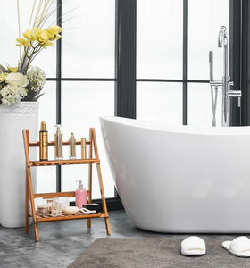 New Arrivals 58 Inch White Stand Alone Bath Tubs Solid Surface <strong>Used</strong> Freestanding <strong>Bathtubs</strong> for Sale - Product Image 4