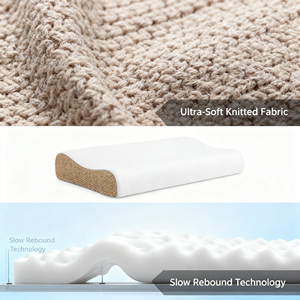 <span class=keywords><strong>Oreiller</strong></span> ergonomique en mousse à mémoire de forme de haute qualité, design moderne, <span class=keywords><strong>anti</strong></span>-<span class=keywords><strong>allergique</strong></span>, sans formaldéhyde, soutien du cou pour un sommeil sain, chambres à coucher - Product Image 3