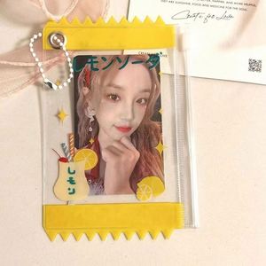 Transparent New Kpop Idol Custom Design PVC Plastic Photo Card Holder with Keychain Album Photo Card Holder With Prrotect Film - Product Image 3