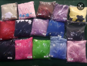 2025 Hoge Kwaliteit 100% Katoenen French Terry Oversized Hoodie Spider 3D voor Puff Print Lange Mouwen Pullover met Capuchon 555 Kraag - Product Image 2