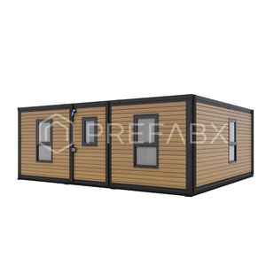 プレハブXハウス フリップライト グリーンハウス モダン防水ヴィラ アパート用 木製ログ構造 - Product Image 3