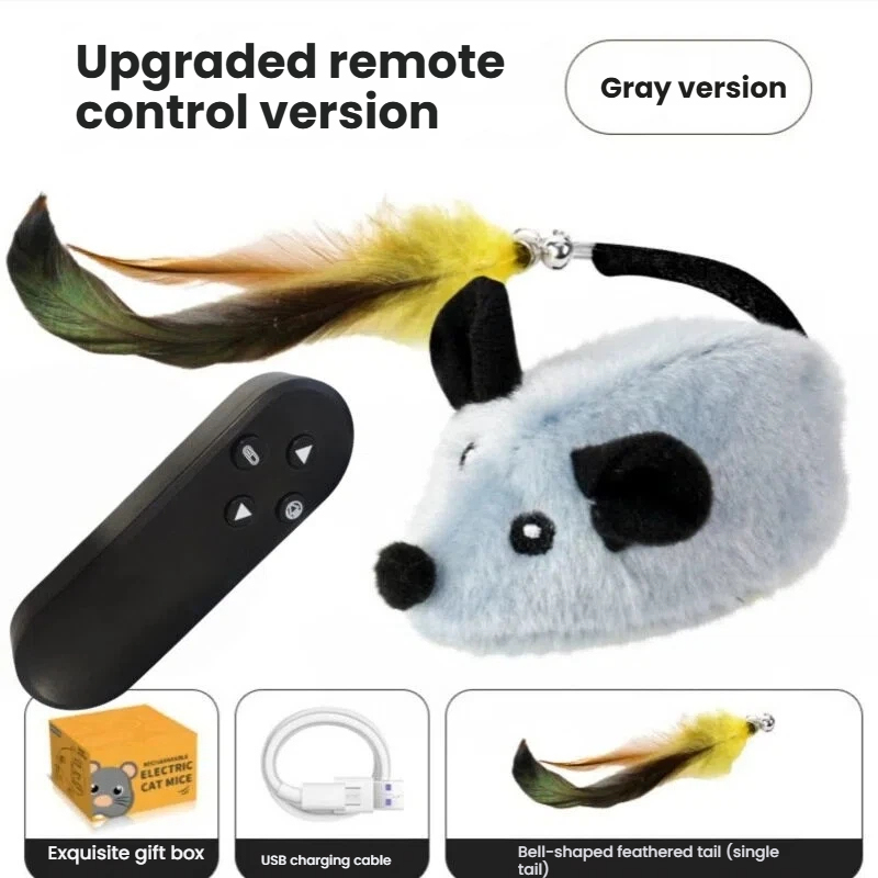 Grey - Synthetic Mouse [2.4G Remote Control]