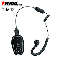Mini Walkie Talkies con Auriculares, Control por Voz con IA, Versión Mejorada, Manos Libres, Carga, 16 Canales para Restaurante, Hotel