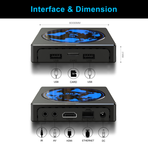 Amlogic s905w2 X98 Mini 4gb64gb 2.4G 5g Dual Wifi BT 4.1 thông minh Android OTT TV BOX HDR10 + HEVC H.265 Set Top Box - Product Image 6