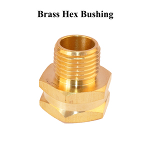 Componentes Personalizados YOD, Servicio <span class=keywords><strong>de</strong></span> Mecanizado CNC <span class=keywords><strong>de</strong></span> Precisión, Buje Hexagonal <span class=keywords><strong>de</strong></span> Latón para <span class=keywords><strong>Agua</strong></span>, Aire y Gas, 1/<span class=keywords><strong>4</strong></span>*1/8 a 1*<span class=keywords><strong>3</strong></span>/<span class=keywords><strong>4</strong></span> Pulgadas NPT BSPT - Product Image 2