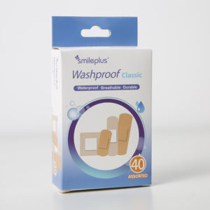 พลาสเตอร์ปิดแผลพิมพ์ลายตามสั่ง กันน้ำและระบายอากาศได้ ลายรุ้ง |   กันน้ำ คลาสสิค 40 ชิ้น ทนทาน และไม่ก่อให้เกิดอาการแพ้ - Product Image 2