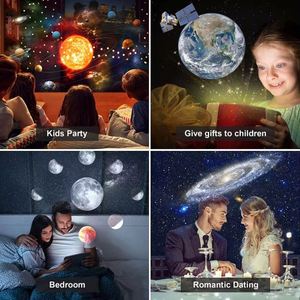 Projecteur Galaxie Étoilée Rotatif à 360° avec 12 Films, Veilleuse LED pour Enfants, Jouet et Décoration de Chambre à Coucher – Vente Chaude Usine - Product Image 3
