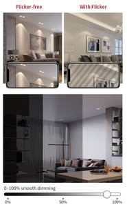 Spots LED encastrés pour <span class=keywords><strong>plafond</strong></span> 10W, intérieur, anti-éblouissement, COB, réglables, dimmables, éclairage encastré pour <span class=keywords><strong>plafond</strong></span>, maison - Product Image 2