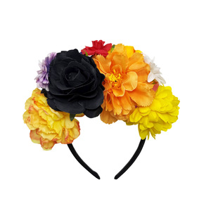 Diadema Floral para Mujer, Hecha a Mano, con Flores, Accesorio para el Cabello - Product Image 2