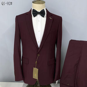 Affaires formel hommes <span class=keywords><strong>costume</strong></span> deux pièces ensemble simple boutonnage peigné revers cranté transfrontalier en gros <span class=keywords><strong>mariage</strong></span> garçon d'honneur <span class=keywords><strong>costume</strong></span> hommes - Product Image 4