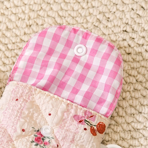 Eyeglasses Storage Bag Rectangle Portable Travel Storage <b>Case</b> With Floral Pattern <b>For</b> Eyewear Protection - Product Image 4