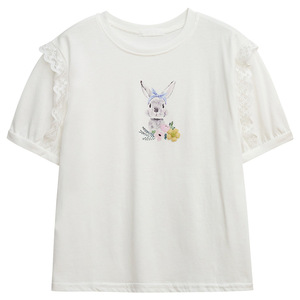 Ngọ<span class=keywords><strong>t</strong></span> Ngào Junior trường trung học của cô gái <span class=keywords><strong>T</strong></span>-Shirt mùa hè ngắn tay Chic Top với lỏng phù hợp vui vẻ thiế<span class=keywords><strong>t</strong></span> kế phim hoạ<span class=keywords><strong>t</strong></span> hình cho sinh viên đại học mới - Product Image 6