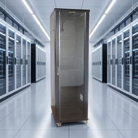 Rack réseau couleur noire 19 ''armoire debout au sol 18U