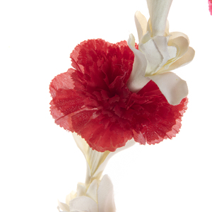 Guirnaldas y guirnaldas decorativas Lei DE FLOR DE Clavel y tuberosa de terciopelo artificial personalizables - Product Image 6