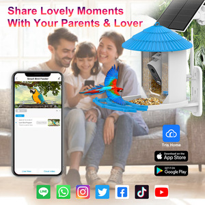 Thông minh Bird Feeder với máy ảnh năng lượng thấp pin năng lượng mặt trời 2MP icam365 App chim ăn không dây tự động Bird feeders - Product Image 3
