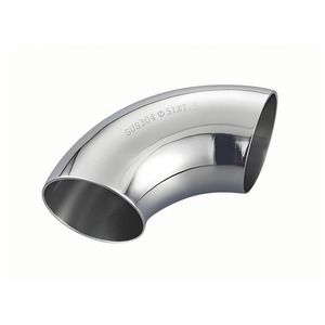 304/316 in acciaio inossidabile curve saldate senza soluzione di continuità tubo gomito 90/180 gradi DIN 3A raccordi fusione tecnica superficie liscia - Product Image 1